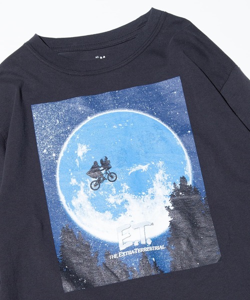 ROOT（ルート）の「ユニバーサルフィルムロンTee　E.T（Tシャツ/カットソー・キッズ・ブラック・LARGE）」の3枚目の写真