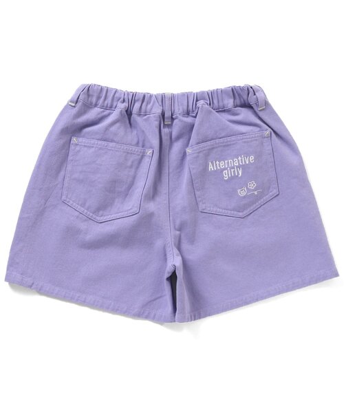 algy(アルジー)の「ゆるシシュウショーパン(その他パンツ・キッズ・ブラック/オフホワイト/ラベンダー・SMALL/MEDIUM/X-SMALL/XX-SMALL)」の4枚目の写真