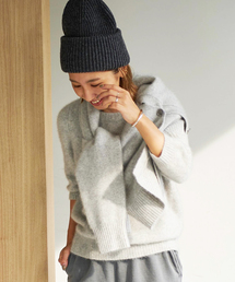 plage | *Cashmere Mix Fur 6分袖プルオーバー(ニット/セーター)