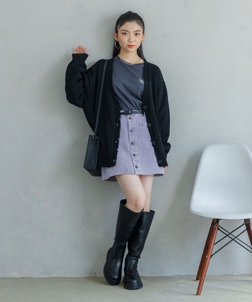 repipi armario(レピピ アルマリオ)の「バックロゴBIGロンT(Tシャツ/カットソー・キッズ・ホワイト/サックスブルー/グリーン/スミクロ・MEDIUM/LARGE)」の17枚目の写真