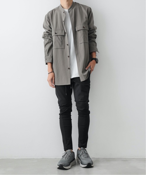 ATTACHMENT(アタッチメント)の「コットン・レーヨン ストレッチツイルパンツ / CO / RY STRETCH TWILL THREE DIMENSIONAL PANTS(その他パンツ・メンズ・ライトグレー/ブラック・1/2/3)」の21枚目の写真