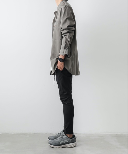 ATTACHMENT(アタッチメント)の「コットン・レーヨン ストレッチツイルパンツ / CO / RY STRETCH TWILL THREE DIMENSIONAL PANTS(その他パンツ・メンズ・ライトグレー/ブラック・1/2/3)」の22枚目の写真