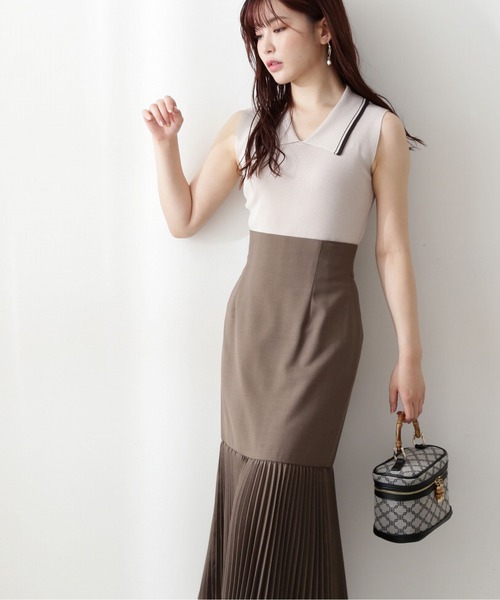 PROPORTION BODY DRESSING(プロポーションボディドレッシング)の「配色襟フレンチノースリーブニット / 1212270800(ニット/セーター・レディース・グレー/ボルドー/ネイビー・FREE)」の11枚目の写真