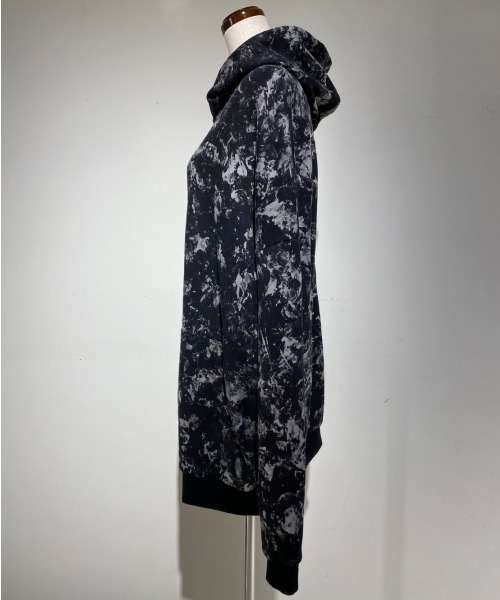KMRii（ケムリ）の「KMRii/ケムリ/Flake Dischaged Pullover（パーカー・メンズ・ブラック・1/2）」の3枚目の写真