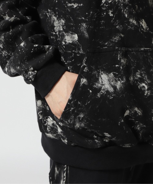 KMRii（ケムリ）の「KMRii/ケムリ/Flake Dischaged Pullover（パーカー・メンズ・ブラック・1/2）」の16枚目の写真