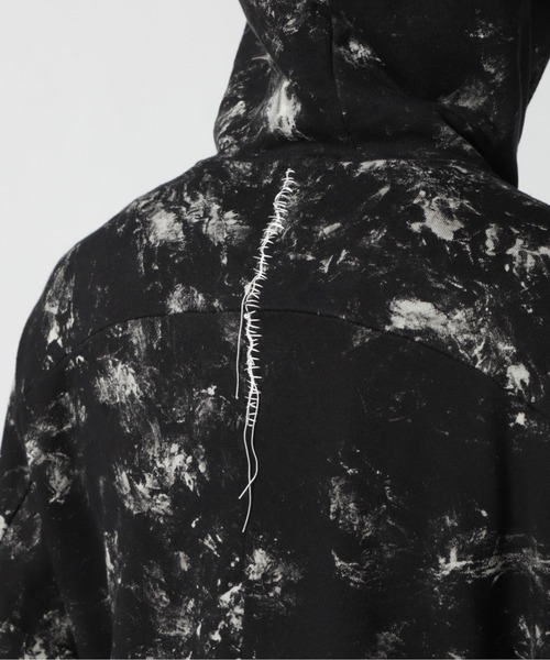 KMRii（ケムリ）の「KMRii/ケムリ/Flake Dischaged Pullover（パーカー・メンズ・ブラック・1/2）」の18枚目の写真