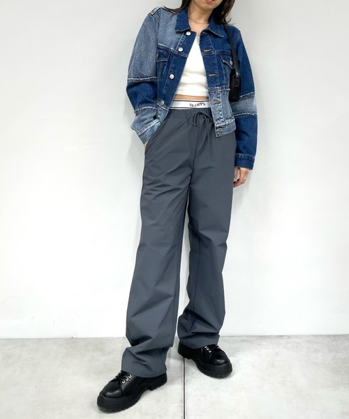 WHO'S WHO gallery(フーズフーギャラリー)の「【SLOPPY/スロッピー】オーバーレギンス(レギンス/スパッツ・レディース・アッシュグレー/ブラック/オフホワイト・FREE)」の7枚目の写真