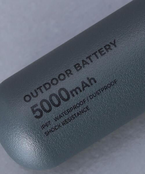 koti BEAUTY&YOUTH（コティ ビューティアンドユース）の「＜NESTOUT＞モバイルバッテリー 5000mAh（アウトドアグッズ・メンズ・ベージュ/グレー・FREE）」の6枚目の写真