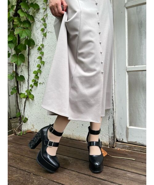 EATME(イートミー)の「ジュリエットスリーブワンピース(ワンピース・レディース・ブラック/ベージュ・SMALL/MEDIUM)」の14枚目の写真