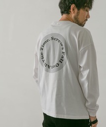 URBAN RESEARCH DOORS | サークルラバープリントロングスリーブTシャツ(Tシャツ/カットソー)