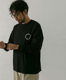 URBAN RESEARCH DOORS | サークルラバープリントロングスリーブTシャツ(Tシャツ/カットソー)