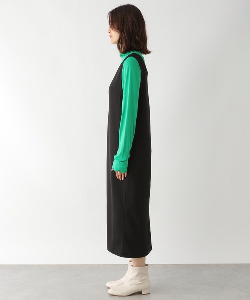 LEPSIM(レプシィム)の「2WAYイージージャンスカ 125460(ワンピース・レディース・ブラック/ベージュ/カーキ/グレイッシュベージュ/ブラウン/グリーン/ベージュ系その他・FREE/TALL)」の8枚目の写真