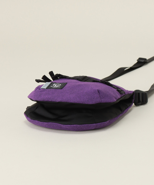 NOMA t.d.(ノーマティーディー)の「【NOMA T.D. / ノ-マ・ティー・ディー】FRINGE DOUBLE POUCH(ショルダーバッグ・メンズ・ブラック/パープル・FREE)」の16枚目の写真
