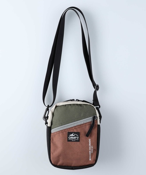 CAMP7（キャンプセブン）の「【CAMP7】マルチカラーポーチ（ショルダーバッグ・メンズ・ベージュ/ブラック/ブルー・ONE SIZE）」の8枚目の写真
