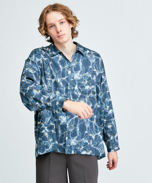 Lui's（ルイス）の「dark water柄シャツ（シャツ/ブラウス）」 - WEAR