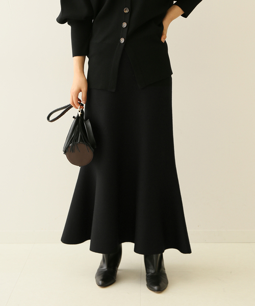 journal standard L'essage（ジャーナルスタンダードレサージュ）の「ニットマーメードスカート（スカート・レディース・ブラック/Yellow・FREE）」の13枚目の写真