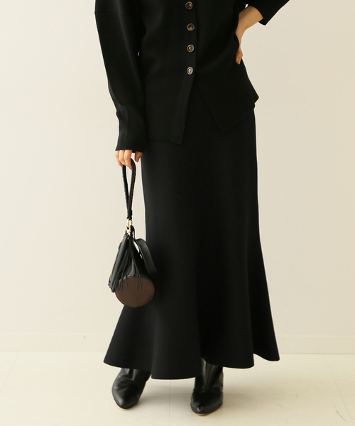 journal standard L'essage（ジャーナルスタンダードレサージュ）の「ニットマーメードスカート（スカート・レディース・ブラック/Yellow・FREE）」の14枚目の写真