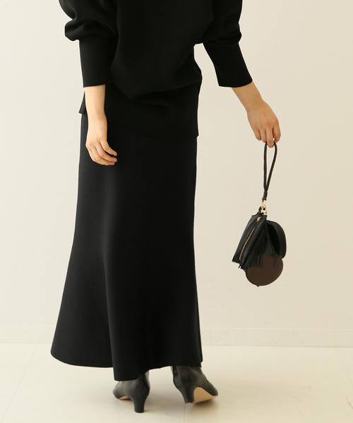 journal standard L'essage（ジャーナルスタンダードレサージュ）の「ニットマーメードスカート（スカート・レディース・ブラック/Yellow・FREE）」の15枚目の写真