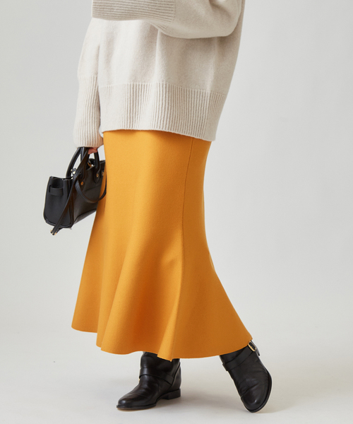 journal standard L'essage（ジャーナルスタンダードレサージュ）の「ニットマーメードスカート（スカート・レディース・ブラック/Yellow・FREE）」の20枚目の写真