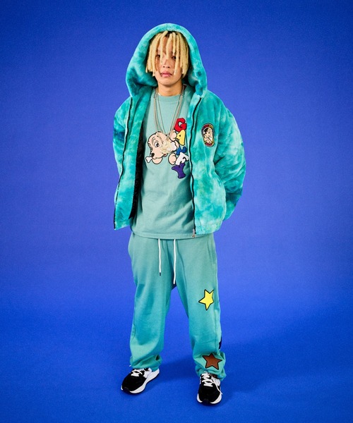 GALFY（ガルフィー）の「GALFY/ガルフィーぼんやりファーブルゾン（ブルゾン・メンズ・ブラック/ピンク/グリーン・L/XL）」の17枚目の写真