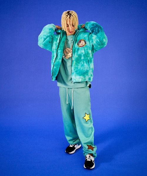 GALFY（ガルフィー）の「GALFY/ガルフィーぼんやりファーブルゾン（ブルゾン・メンズ・ブラック/ピンク/グリーン・L/XL）」の13枚目の写真