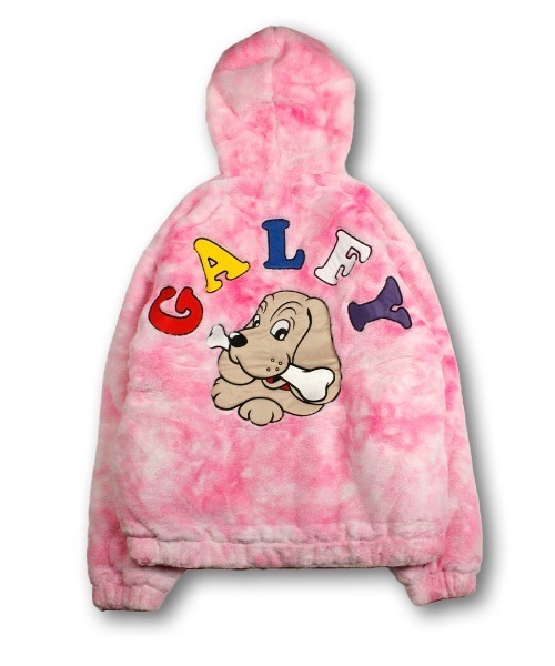 GALFY（ガルフィー）の「GALFY/ガルフィーぼんやりファーブルゾン（ブルゾン・メンズ・ブラック/ピンク/グリーン・L/XL）」の7枚目の写真