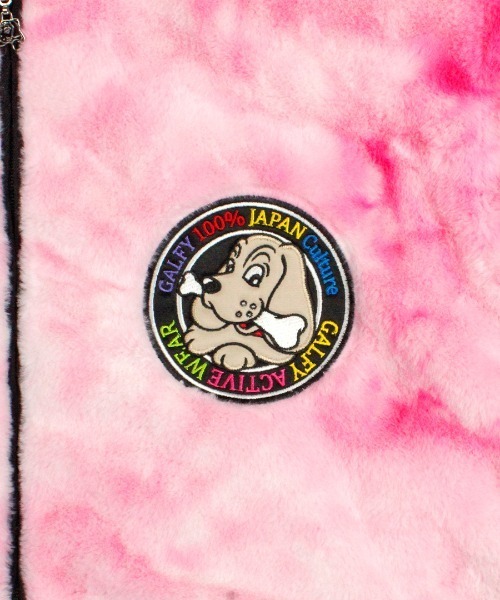 GALFY（ガルフィー）の「GALFY/ガルフィーぼんやりファーブルゾン（ブルゾン・メンズ・ブラック/ピンク/グリーン・L/XL）」の11枚目の写真