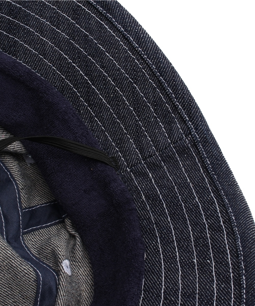 Lee（リー）の「【BABY】green label relaxing別注 LEE デニムハット（ハット・キッズ・ネイビー・48cm/50cm）」の7枚目の写真