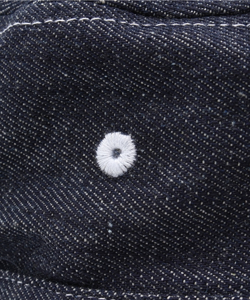 Lee（リー）の「【BABY】green label relaxing別注 LEE デニムハット（ハット・キッズ・ネイビー・48cm/50cm）」の8枚目の写真