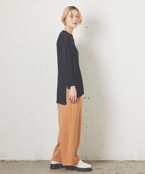 kivi（キヴィ）の「シアープルオーバーニット（ニット/セーター・レディース・アイボリー/ライトグレー/ブラック/ブラウン・FREE）」の18枚目の写真