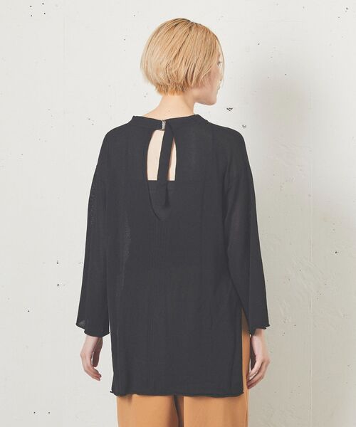 kivi（キヴィ）の「シアープルオーバーニット（ニット/セーター・レディース・アイボリー/ライトグレー/ブラック/ブラウン・FREE）」の10枚目の写真