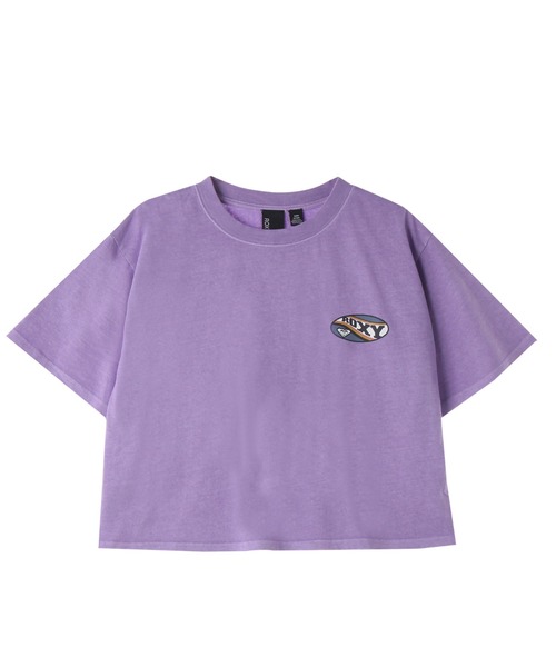 ROXY(ロキシー)の「ROXY RHYTHM TEE/ロキシー半袖Tシャツ(Tシャツ/カットソー・レディース・ホワイト/パープル/ブルー・LARGE/MEDIUM)」の3枚目の写真