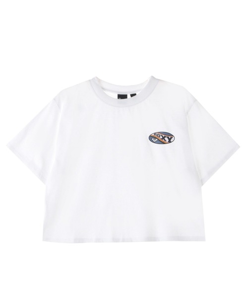 ROXY(ロキシー)の「ROXY RHYTHM TEE/ロキシー半袖Tシャツ(Tシャツ/カットソー・レディース・ホワイト/パープル/ブルー・LARGE/MEDIUM)」の2枚目の写真