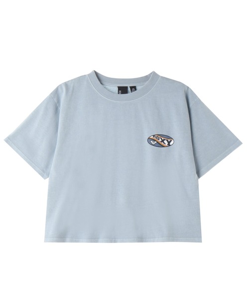 ROXY(ロキシー)の「ROXY RHYTHM TEE/ロキシー半袖Tシャツ(Tシャツ/カットソー・レディース・ホワイト/パープル/ブルー・LARGE/MEDIUM)」の8枚目の写真