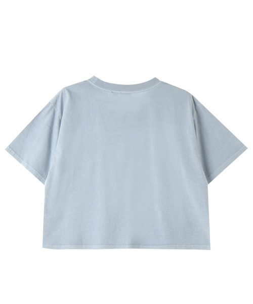 ROXY(ロキシー)の「ROXY RHYTHM TEE/ロキシー半袖Tシャツ(Tシャツ/カットソー・レディース・ホワイト/パープル/ブルー・LARGE/MEDIUM)」の9枚目の写真