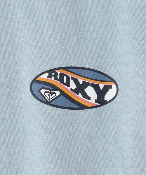 ROXY(ロキシー)の「ROXY RHYTHM TEE/ロキシー半袖Tシャツ(Tシャツ/カットソー・レディース・ホワイト/パープル/ブルー・LARGE/MEDIUM)」の10枚目の写真