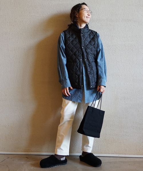 JOURNAL STANDARD LUXE（ジャーナルスタンダード　ラックス）の「アソートスタンドカラーシャツ（シャツ/ブラウス・レディース・ホワイト/ネイビー/サックスブルー/ブルー・FREE）」の13枚目の写真