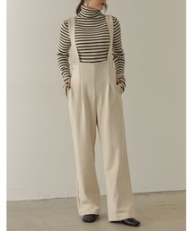 [低身長/高身長サイズ有]カットカルゼサイドカッティングサロペット