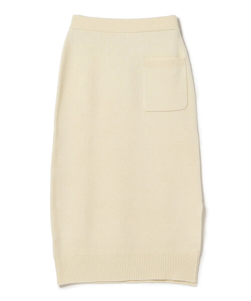 Demi-Luxe BEAMS（デミルクス ビームス）の「Demi-Luxe BEAMS / ウールカシミヤ ニットスカート（スカート・レディース・チャコールグレー/オフホワイト・38/36）」の12枚目の写真