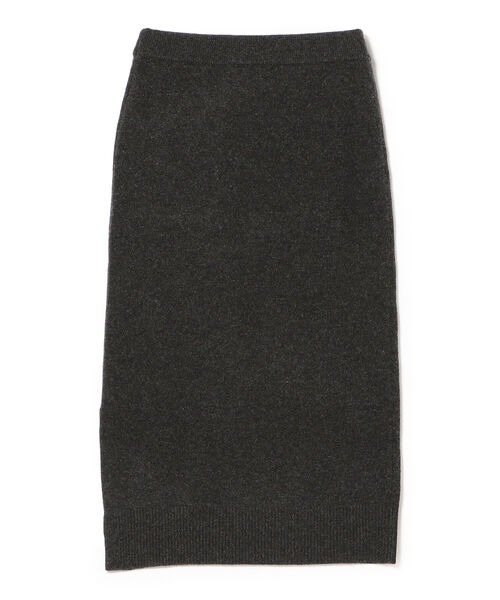 Demi-Luxe BEAMS（デミルクス ビームス）の「Demi-Luxe BEAMS / ウールカシミヤ ニットスカート（スカート・レディース・チャコールグレー/オフホワイト・38/36）」の19枚目の写真