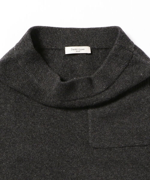 Demi-Luxe BEAMS（デミルクス ビームス）の「Demi-Luxe BEAMS / ウールカシミヤ ニットスカート（スカート・レディース・チャコールグレー/オフホワイト・38/36）」の20枚目の写真