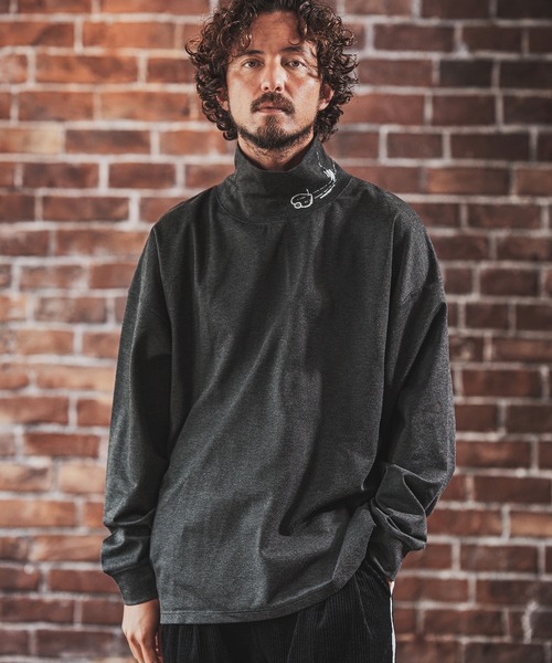 FACTOTUM（ファクトタム）の「mlt3976- Loose Neck Long-sleeve T-Shirt カットソー（Tシャツ/カットソー・メンズ・ホワイト/チャコール/ブラック・44/48/46）」の13枚目の写真