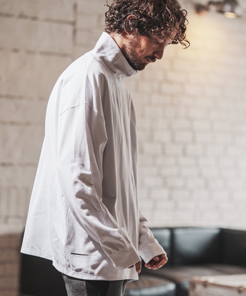 FACTOTUM（ファクトタム）の「mlt3976- Loose Neck Long-sleeve T-Shirt カットソー（Tシャツ/カットソー・メンズ・ホワイト/チャコール/ブラック・44/48/46）」の19枚目の写真