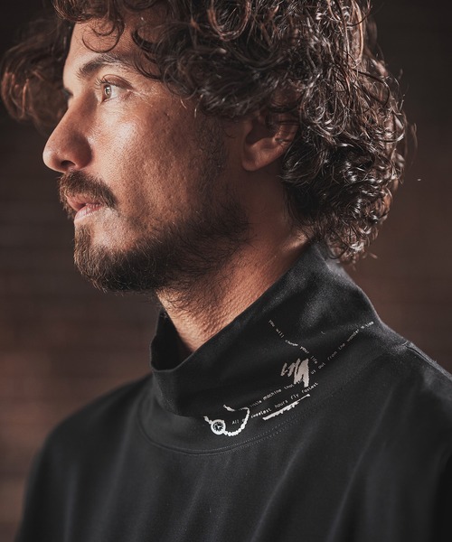 FACTOTUM（ファクトタム）の「mlt3976- Loose Neck Long-sleeve T-Shirt カットソー（Tシャツ/カットソー・メンズ・ホワイト/チャコール/ブラック・44/48/46）」の22枚目の写真