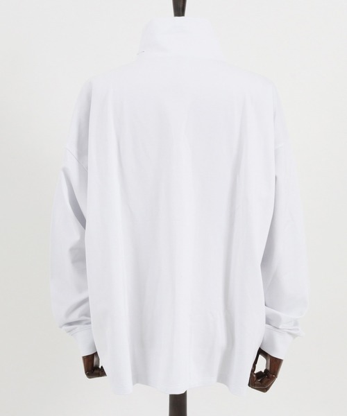 FACTOTUM（ファクトタム）の「mlt3976- Loose Neck Long-sleeve T-Shirt カットソー（Tシャツ/カットソー・メンズ・ホワイト/チャコール/ブラック・44/48/46）」の5枚目の写真