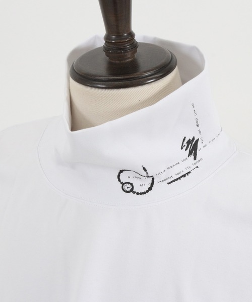 FACTOTUM（ファクトタム）の「mlt3976- Loose Neck Long-sleeve T-Shirt カットソー（Tシャツ/カットソー・メンズ・ホワイト/チャコール/ブラック・44/48/46）」の6枚目の写真