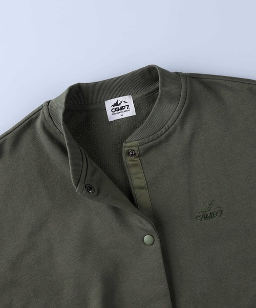 CAMP7(キャンプセブン)の「【CAMP7】スウェットブルゾン(カーディガン/ボレロ・レディース・ブラック/カーキブラウン・M/L)」の12枚目の写真