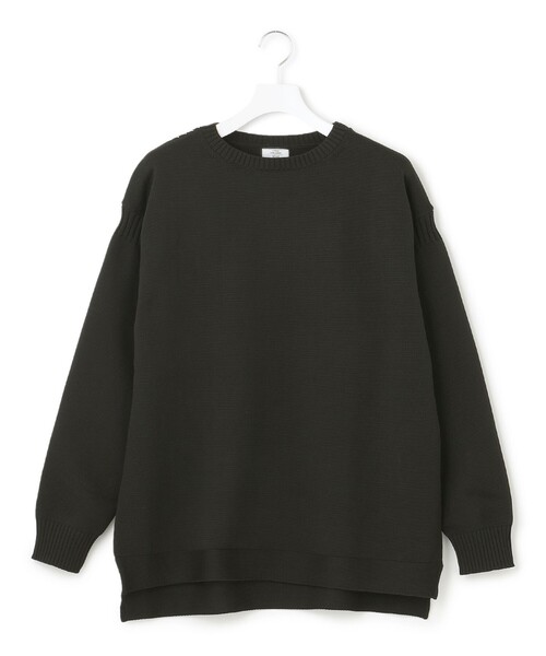 J.PRESS YORK STREET(ジェイプレスヨークストリート)の「【UNISEX】ガンジーニット(ニット/セーター・メンズ・アイボリー系/ブラック系/ベージュ系・LARGE/MEDIUM/SMALL)」の3枚目の写真