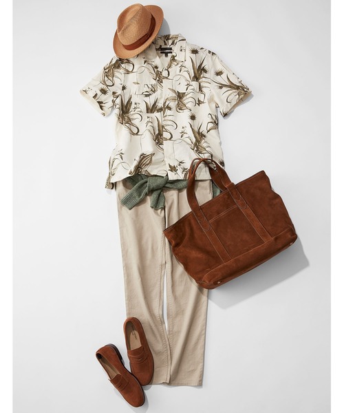 Banana Republic（バナナリパブリック）の「スエードトートBAG（トートバッグ・メンズ・ブラウン・ONE SIZE）」の7枚目の写真