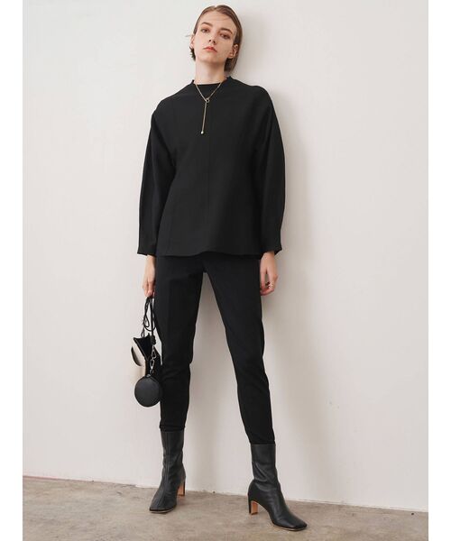 ELENDEEK（エレンディーク）の「FORMY PEPLUM KT（ニット/セーター・レディース・ブラック/ベージュ/グリーン・FREE）」の13枚目の写真